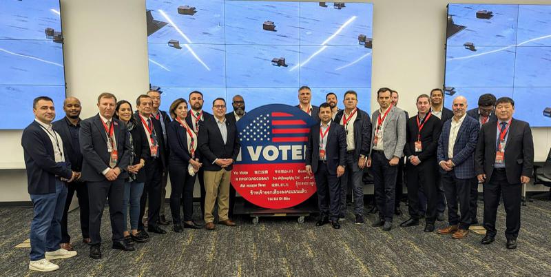 ცესკოს დელეგაცია გიორგი კალანდარიშვილის ხელმძღვანელობით კალიფორნიის შტატში პრეზიდენტის პრაიმერის არჩევნებს დააკვირდა