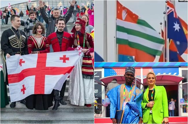 დელეგაცია ოკუპანტ ქვეყანაში - ვინ სტუმრობდა საქართველოდან პუტინის ფესტივალს, სადაც ჩვენი ქვეყნის დროშის გვერდით, ოკუპირებული რეგიონების დროშები გამოფინეს