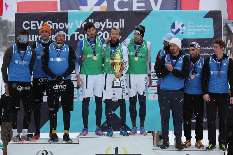 თოვლის ფრენბურთის ევროპის ტურზე საქართველომ ბრინჯაოს მედლები მოიპოვა