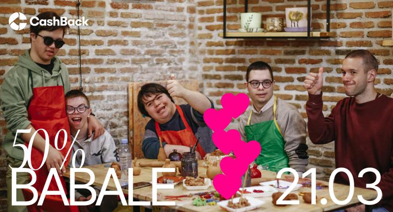 გაზრდილი CashBack - ის აქცია სოციალურ საწარმოში "ბაბალე"