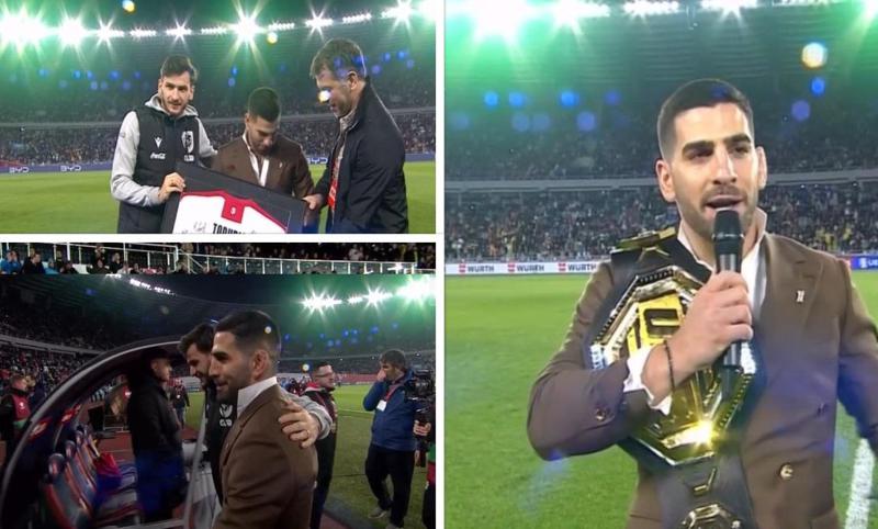 ილია თოფურიამ ათასობით გულშემატკივარს UFC-ის ჩემპიონის ქამარი წარუდგინა - ამაღელვებელი მომენტი და ემოციები "დინამო არენადან"