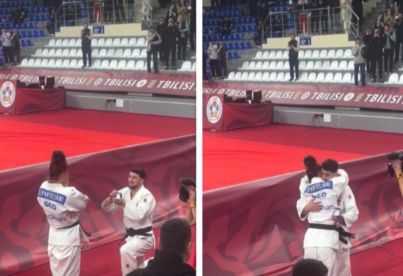 "და მან თქვა დიახ" - ძიუდოისტმა ეთერ ლიპარტელიანმა ჯერ გრანდ სლემი მოიგო, შემდეგ კი შეყვარებულმა ხელი სთხოვა (ვიდეო)