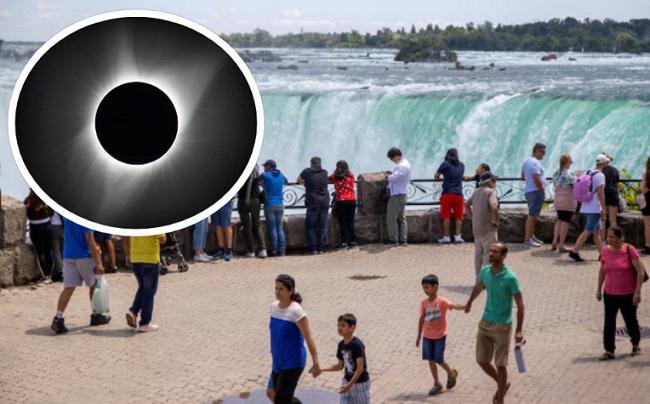 მზის დაბნელება, ვიზიტორთა ბუმი და საგანგებო მდგომარეობა ნიაგარაზე - მსოფლიო უიშვიათესი მოვლენის მლოდინში: "ასეთი რამ ცხოვრებაში ერთხელ ხდება"