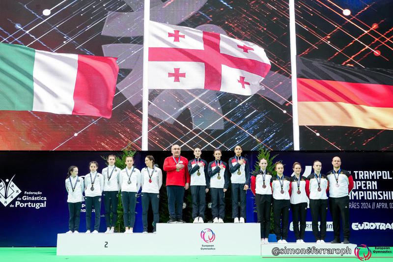 საქართველოს გოგონათა ნაკრები ბატუტზე ხტომაში ევროპის ჩემპიონია - ეს ისტორიული შედეგია