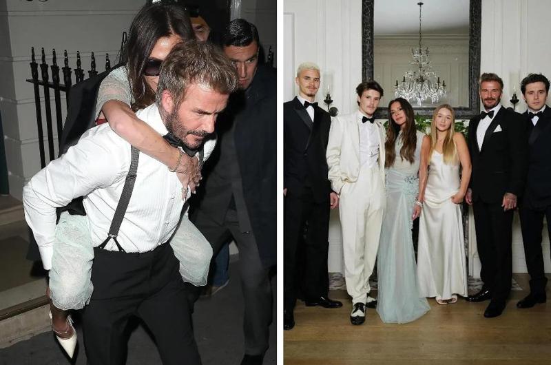 ვიქტორია ბეკჰემის დაბადების დღის მდიდრული წვეულება,  3700-დოლარიანი ღვინო და ვარსკვლავი სტუმრები - დევიდმა ცოლი წვეულებიდან ზურგით  წამოიყვანა (ფოტოები)