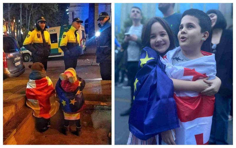 5 წლის შემდეგ ისევ აქციაზე: გაიცანით დროშიანი ბავშვები, რომელთა ფოტოები წლებია ინტერნეტს იპყრობს - "მეამბოხე ბუნება ცნობილი პაპისგან დაჰყვათ"