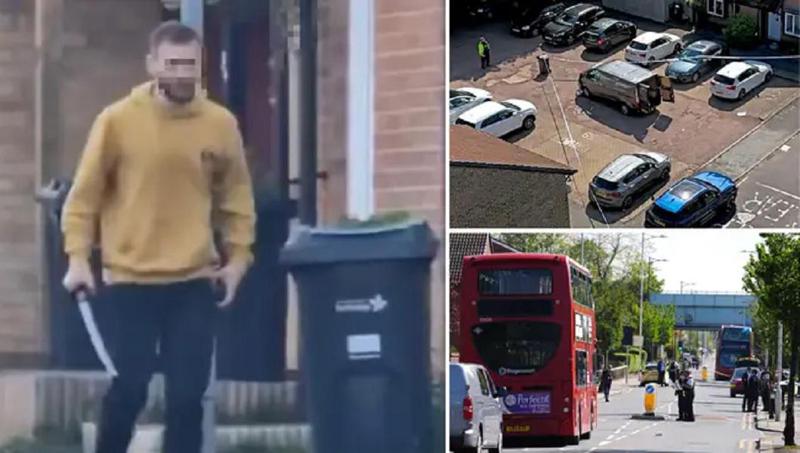 ლონდონში მამაკაცმა რამდენიმე ადამიანი ხმლით დაჭრა - რას წერს მედია მომხდარის შესახებ (ფოტოები)