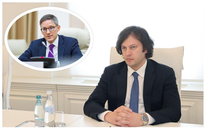 "შოლესთან საუბარში გამოვხატე იმედგაცრუება 2020-23 წლების რევოლუციური მცდელობების გამო, რომელიც აშშ-ის ყოფილი ელჩის მხარდაჭერით დაფინანსებული NGO-ების მეშვეობით განხორციელდა" - პრემიერი