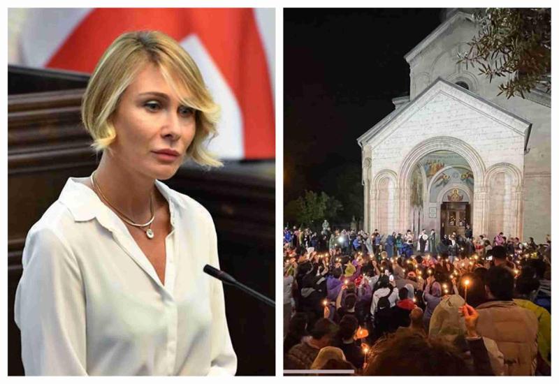 "მიხარია, რომ ჩემს გუშინდელ პოსტს აქციის მონაწილეები ეკლესიაში შეუყვანია და იქ ულოციათ" - ნინო წილოსანი