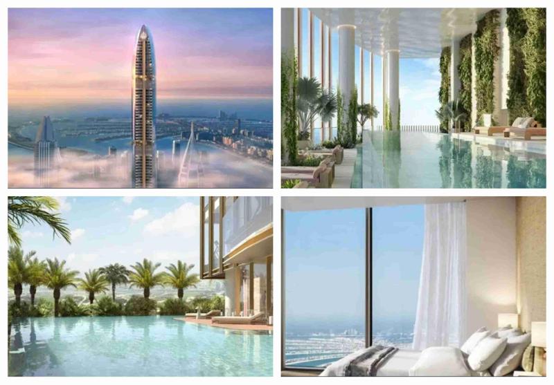 "ცასთან ახლოს": როგორი იქნება მსოფლიოს ყველაზე მაღალი საცხოვრებელი კოშკი, სადაც ფეშენებელური პენტჰაუსები მილიონობით დოლარი ეღირება - ფოტოები