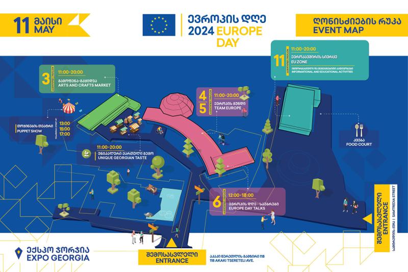 ერთიანობა მრავალფეროვნებაშია - საქართველო ევროპის დღე 2024-ს ევროკავშირის წევრობის კანდიდატის სტატუსით პირველად აღნიშნავს