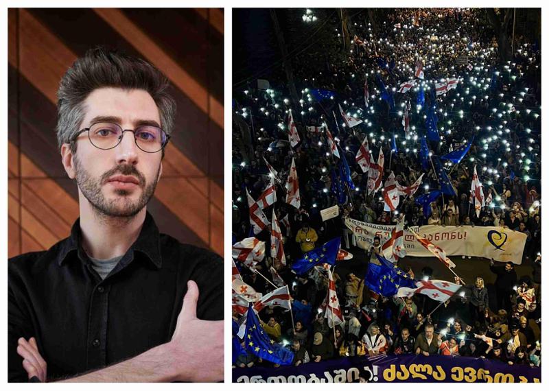 "ხალხის ტალღები მიაცურებენ საქართველოს ნათელი მომავლისკენ, მშვიდობისკენ! უყურე, ევროპა!" - რეჟისორი დათა თავაძე