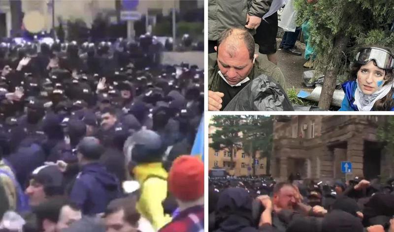 სამართალდამცველები აქციის მონაწილეებს ფიზიკურად გაუსწორდნენ, არსებული ინფორმაციით, გამოიყენეს ე.წ. წიწაკის სპრეი - რა ვითარებაა ადგილზე