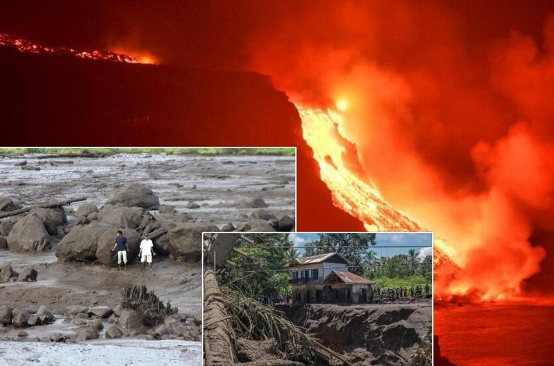 ინდონეზიაში ვულკანის ამოფრქვევისა და დიდი წვიმის შედეგად წარმოქმნილ "ცივი ლავის" ღვარცოფებს, სულ ცოტა, 41 ადამიანი ემსხვერპლა (ფოტოები)