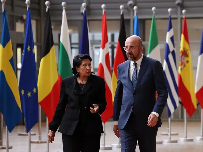 სალომე ზურაბიშვილი შარლ მიშელს ტელეფონით ესაუბრა