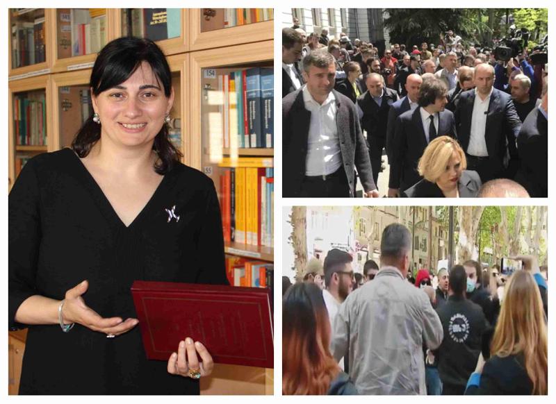 "მიუღებელია ნებისმიერი სახის ძალადობა, მით უფრო უნივერსიტეტის მიმდებარე ტერიტორიაზე" - თსუ-ს დეკანი დღევანდელ ინციდენტზე