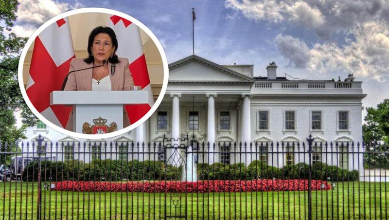 "მოვუწოდებთ პარლამენტის წევრებს, გამოიჩინონ გამბედაობა და..." - რას აცხადებენ თეთრ სახლში სალომე ზურაბიშვილის მიერ "გამჭვირვალობის კანონზე" ვეტოს დადების შესახებ