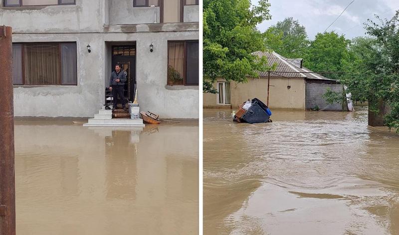 "არის ადგილები სადაც ხალხი სახლშია და შველას ითხოვენ... " - სტიქია მარნეულში: ძლიერი წვიმის შედეგად ქუჩები და სახლები დაიტბორა (ფოტოები)