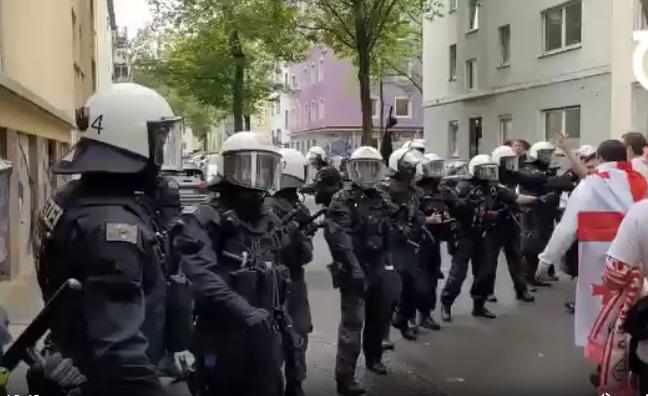 დორტმუნდში ქართველ გულშემატკივრებსა და გერმანელ სამართალდამცავებს შორის მცირე შეხლა-შემოხლა მოხდა - გავრცელებული ინფორმაციით, დააკავეს ერთი ადამიანი