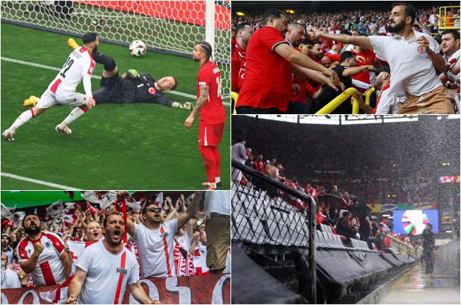 "ბიბლიური წვიმა" და საოცარი გოლები: თურქეთმა და საქართველომ ევრო 2024-ზე ქარიშხალში ითამაშეს... და სტადიონზეც ქარიშხალი სწორედ ამ ორმა გუნდმა დაატრიალა“ - Independent-ი