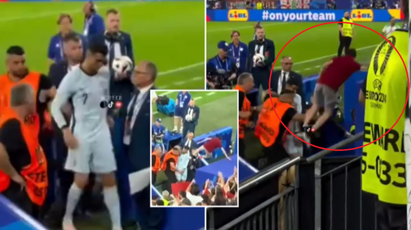 "საქართველოსთან დამარცხების შემდეგ, რონალდუმ ძლივს აარიდა თავი გაგიჟებულ გულშემატკივარს" - რა კადრები ვრცელდება მოედნიდან