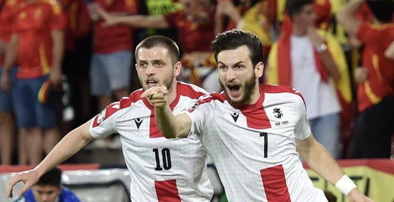 კონტრშეტევა, გოლი და ახლოს მორიგ სენსაციასთან - საქართველო ესპანეთთან დაწინაურდა