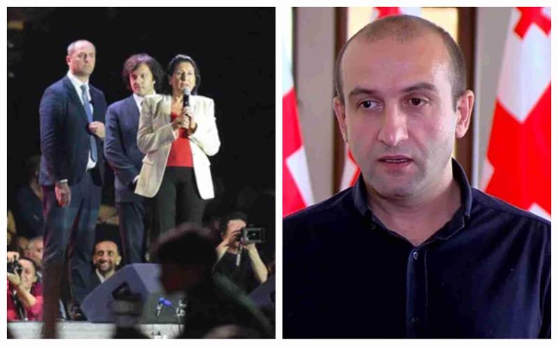 "ხალხი მართალია, როცა კობახიძის მიმართ პროტესტს გამოხატავენ, მაგრამ ცდება, როცა აღფრთოვანებას გამოხატავენ ქალბატონი სალომეს მიმართ" - ხვიჩია