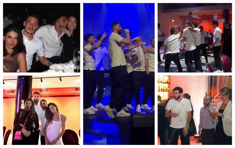 კადრები დახურული საზეიმო მიღებიდან: აცეკვებული ფეხბურთელები და გართობა ბოლომდე - ვინ ესწრებოდა წვეულებას