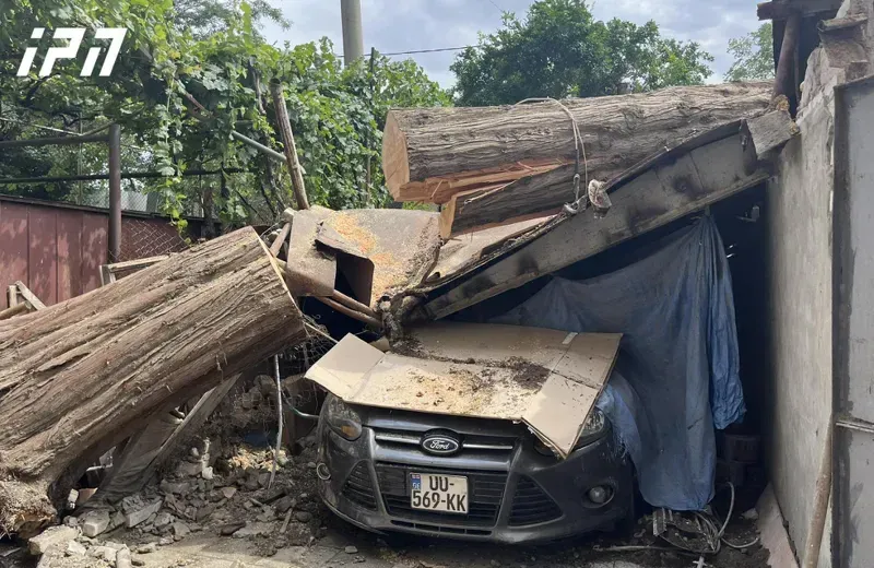 კრწანისის რაიონში ძლიერმა ქარმა სახურავი 20-ზე მეტ საცხოვრებელ სახლს გადახადა - რას აცხადებს რაიონის გამგებელი