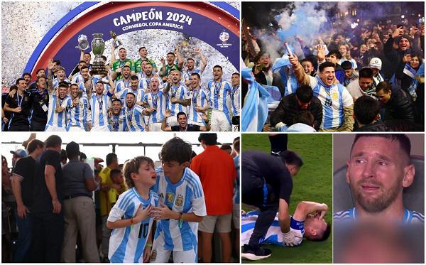 არგენტინის ტრიუმფი: ფანების გიჟური ინტერესი, ჭყლეტვა, "დაგვიანებული" მატჩი, მესის ტრავმა და ატირებული ლეგენდა - კოპა ამერიკის დრამატული ფინალის დეტალები (ფოტო/ვიდეო)