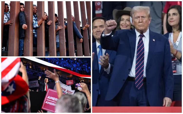 მასობრივი დეპორტაცია, მიგრაციის და საერთაშორისო კრიზისებს მოგვარება, მექსიკის კედლის დასრულება ... - რას ჰპირდება ამომრჩეველს ტრამპი: ოფიციალური პროგრამის დეტალები