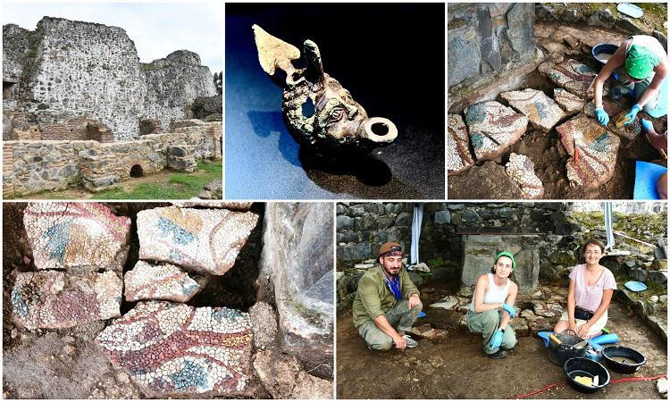 “ამოვიდა სრულიად ახალი, აქამდე უცნობი ფრაგმენტიც, მიიჩნევა, რომ მე-5-მე-6 საუკუნის მოზაიკაა და ჰგავს ბიჭვინთურს“ - უნიკალური აღმოჩენა პეტრას ციხეში (ფოტოები)