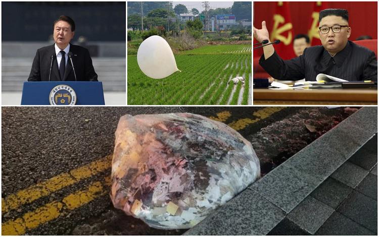 დიქტატორის ევოლუცია ბირთვული იარაღიდან “ნაგვის ბომბებამდე“ - ჩრდ. კორეიდან გაშვებული ნაგვით სავსე საჰაერო ბუშტი სამხრ. კორეის პრეზიდენტის რეზიდენციასთან ჩამოვარდა