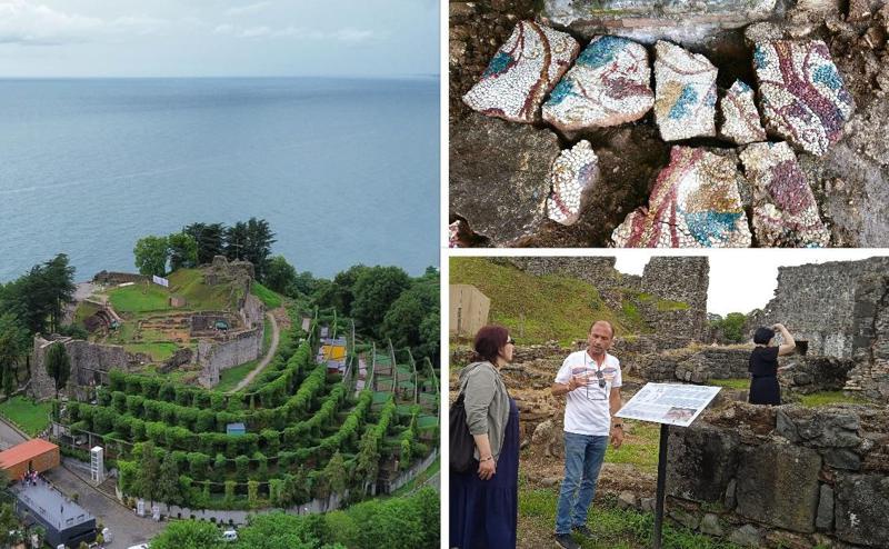 "აქ არის ყურძნის მტევანი, რტოები, ეს არ არის გეომეტრიული მოზაიკა" - რას ამბობენ არქეოლოგები პეტრას ციხეში ნაპოვნ არტეფაქტებზე და რის შესახებ მიანიშნებს უნიკალური აღმოჩენა