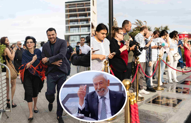 ნანი ბრეგვაძე, ნუცა ბუზალაძე და სხვები აზერბაიჯანში, ბუბა კიკაბიძის ვარსკვლავის გახსნაზე -"მოულოდნელად ნანიმ ოქროს საყურე დაკარგა"