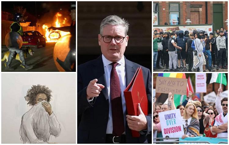 პირველი გამოცდა ახალი პრემიერისთვის - ბავშვების მკვლელობის გამო დაწყებული პროტესტი უმართავ ქაოსში გადაიზარდა: რა ხდება ბრიტანეთში (ფოტო/ვიდეო)