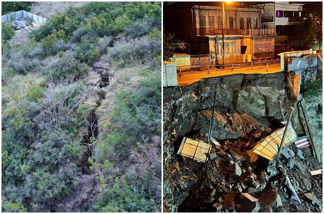 რას აცხადებს მერია ვაშლიჯვარში სამშენებლო სამუშაოების ადგილას ბზარების გაჩენის და რაზმაძის ქუჩაზე გზის ჩაშლის თაობაზე?