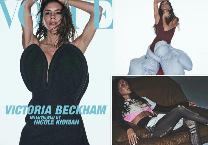 ვიქტორია ბექჰემი Vogue Australia-ს ფოტოსესიაში დახეული კოლჰოტით -  რა თქვა მომღერალმა და დიზაინერმა ნიკოლ კიდმანთან ინტერვიუში?