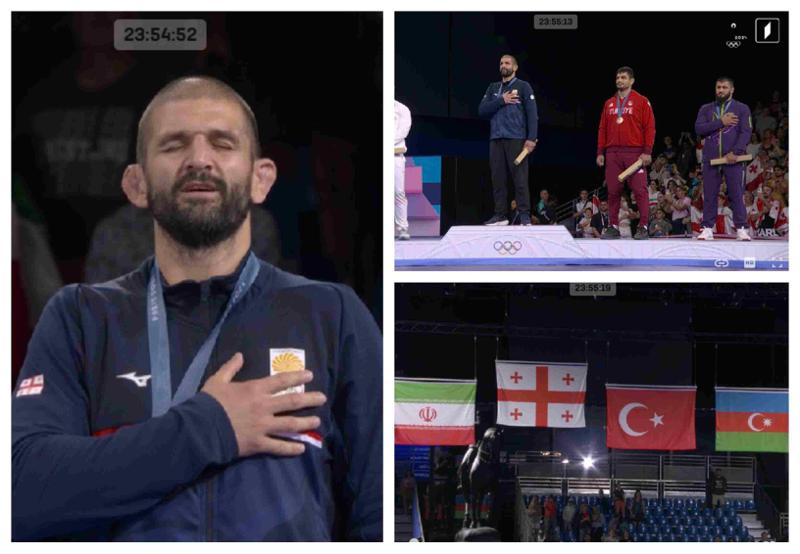 ყველაზე ბედნიერი წუთები დაძაბული ფინალის შემდეგ და ორი ქართველი კვარცხლბეკზე - საქართველოს ჰიმნი პარიზში და ამღერებული გენო პეტრიაშვილი (ფოტოები)