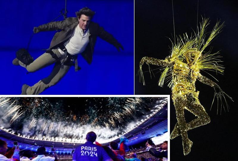 “მისია შესრულებულია“ - ტომ კრუზის "სასიკვდილო" ილეთი და ლოს ანჯელესში გატაცებული დროშა: პარიზის ოლიმპიადის გრანდიოზული დახურვა (ფოტო/ვიდეო)