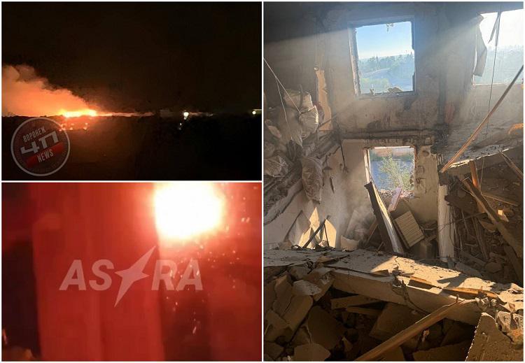 ომი რუსეთის ტერიტორიაზე გრძელდება: უკრაინის მასირებული შეტევა 2 სტრატეგიულ აეროდრომზე და საგანგებო მდგომარეობა ბელგოროდში - წუხანდელი ღამის ქრონიკა