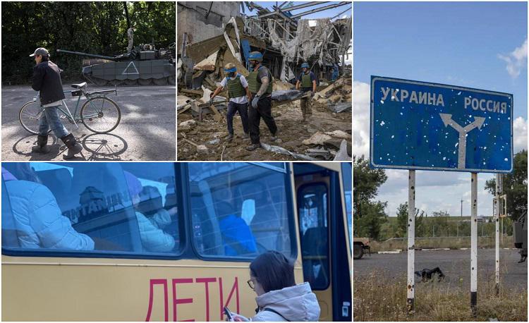 200 000-ზე მეტი ევაკუირებული, განადგურებული ინფრასტრუქტურა და გამქრალი რუსული დროშები - ფოტოები ქალაქებიდან, რომლის ნაწილს უკვე უკრაინა აკონტროლებს