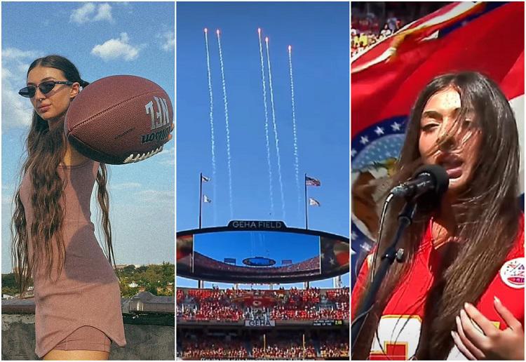 "დიდი პატივია, მადლიერი ვარ, როგორც საქართველოს და ახლა უკვე აშშ- ის მოქალაქე" - ნინი ბრეგვაძემ 70 000 მაყურებლის წინაშე აშშ-ის ჰიმნი შეასრულა