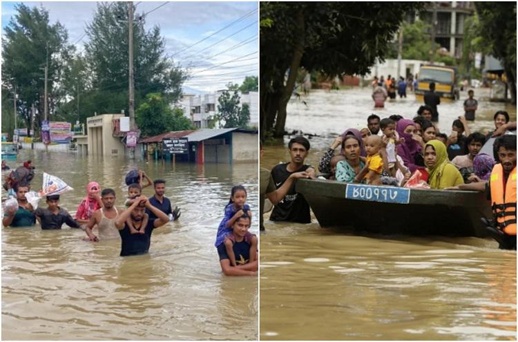 საშინელი წყალდიდობა ბანგლადეშში - დაზარალდა 5 მილიონი ადამიანი, არიან დაღუპულები: ქვეყანა ბრალს ინდოეთს სდებს (ფოტო/ვიდეო)