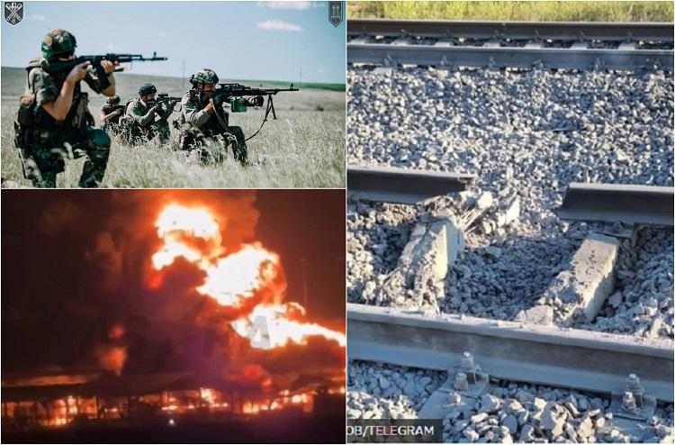 დაზიანებული სარკინიგზო ლიანდაგი, იერიშები რუსეთის ნავთობბაზებზე და მსხვერპლი - რუსეთ - უკრაინის ომის ქრონიკა 29 აგვისტოს მონაცემებით