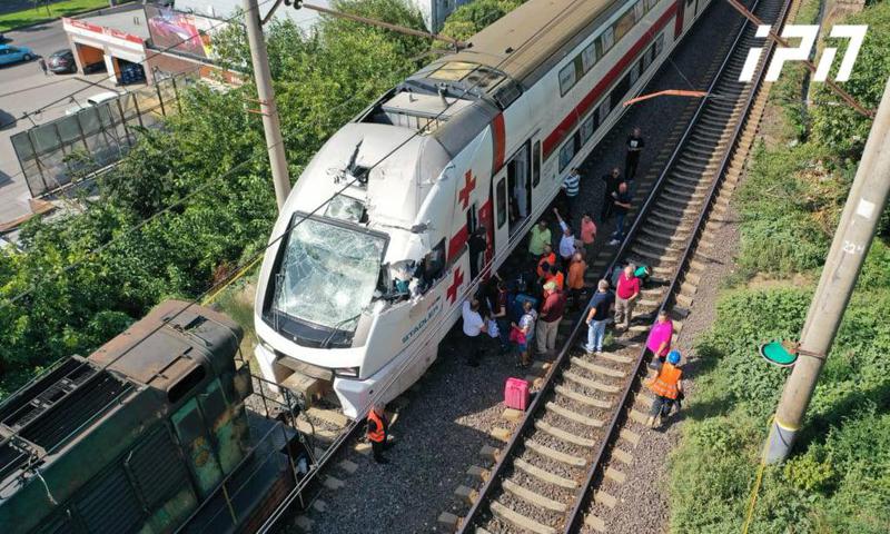 ფოტოები ტრაგედიის ადგილიდან, სადაც სარკინიგზო ავარიას 2 ადამიანი შეეწირა