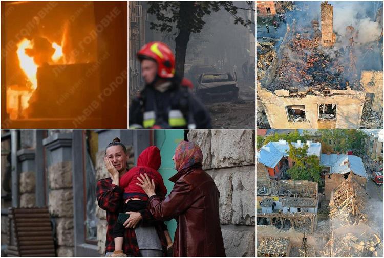რუსეთმა ზებგერითი, ფრთოსანი და ბალისტიკური რაკეტებით უკრაინის ქალაქებს შეუტია - ლვოვში გარდაცვლილებს შორის ბავშვებიც არიან, ნანგრევებში მოყოლილებს ისევ ეძებენ (ვიდეო)