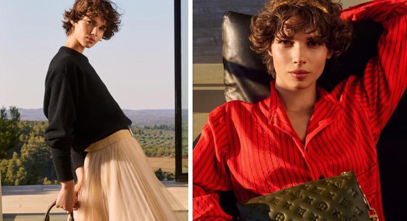 სექსუალური და ქარიზმატული - მატილდა გვარლიანი Louis Vuitton-ის ახალ სარეკლამო კამპანიაში (ფოტოები)