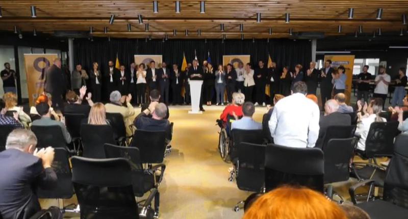 "ძლიერმა საქართველომ“ საარჩევნო სია წარადგინა: პირველი ნომერი მამუკა ხაზარაძეა, მეორე - ანა დოლიძე... - სიაში არ არიან დავით უსუფაშვილი და გიორგი მარგველაშვილი