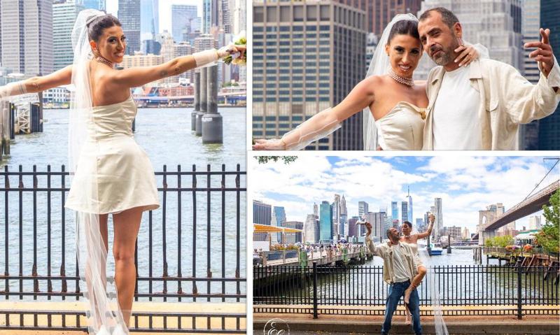 "კაცი ქარ-ცეცხლში უნდა გამოატარო და ისე დათანხმდე ცოლობაზე" - ჩცდ-ს მსახიობი, ნიუ იორკში დაქორწინდა - ორიგინალური პატარძალი და შთამბეჭდავი ნიუ იორკული ქორწილი (ფოტოები)
